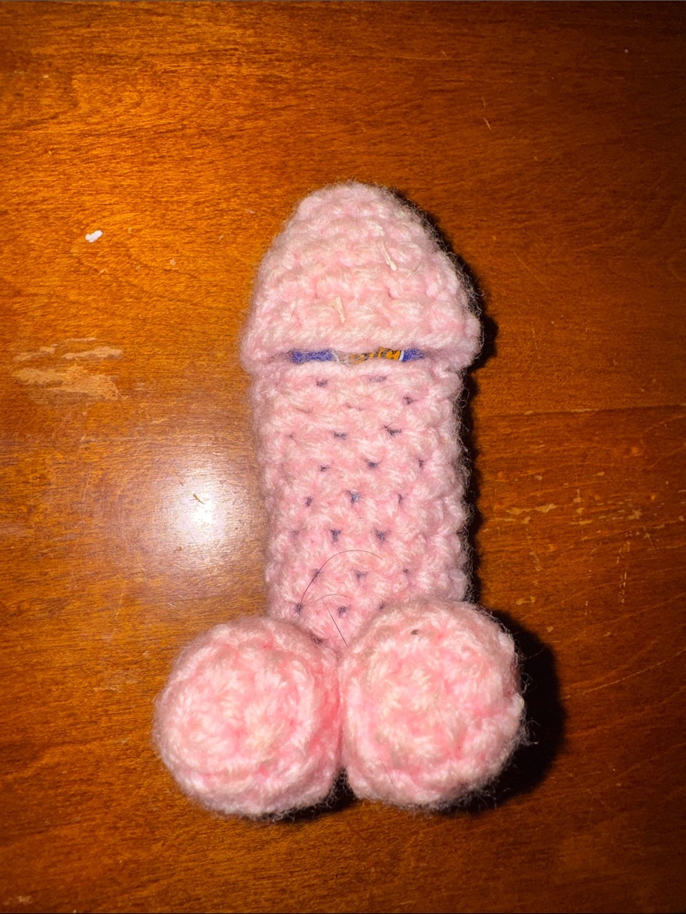 Pink Crochet Penis Lighter Holder